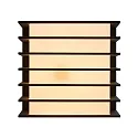 Nordlux Wandarmatuur voor buitenshuis FLUCTUS 13 E27 IP44, zwart mat, wit 