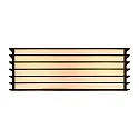 Nordlux Wandarmatuur voor buitenshuis FLUCTUS 28 E27 IP44, zwart mat, wit 