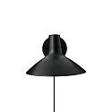 Wandarmatuur DARCI SHORT draaibaar, roteerbaar E14 IP20, zwart 