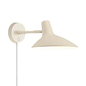 wall luminaire DARCI SHORT swivelling, rotatable E14 IP20, sand coloured 