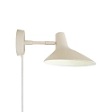 design for the people by Nordlux wall luminaire DARCI SHORT swivelling, rotatable E14 IP20, sand coloured 