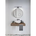 Nordlux mirror luminaire IP S13 40 IP44, steel brushed 