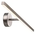 mirror luminaire IP S13 60 IP44, steel brushed 