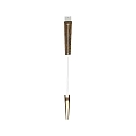 Nordlux pendant luminaire ILGAS IP20, dark brown dimmable