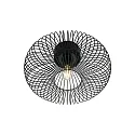 wall and ceiling luminaire BERONI E27 IP20, black dimmable