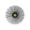 Nordlux Wand- en plafondarmatuur BERONI E27 IP20, zwart dimbaar