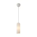 Pendelarmatuur MIELLA E27 IP20, wit dimbaar