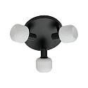 Nordlux ceiling luminaire MILFORD MINI 3 flames E14 IP20, black dimmable