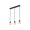 pendant luminaire MILFORD MINI 3 flames E14 IP20, black dimmable