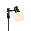 Nordlux wall luminaire MILFORD MINI E14 IP20, black 
