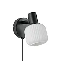 Nordlux wall luminaire MILFORD MINI E14 IP20, black 