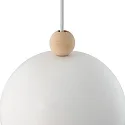 Nordlux Pendelarmatuur GASTON E27 IP20, wit dimbaar