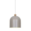 pendant luminaire GASTON E27 IP20, light brown dimmable