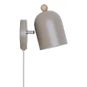 Nordlux wall luminaire GASTON E27 IP20, light brown 