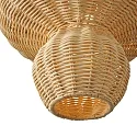 Nordlux pendant luminaire ALLIE E27 IP20, brown dimmable