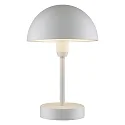 Tafellamp op batterijen ELLEN TO-GO zonder Lader, met IP Oplaadstation IP44, mat, wit dimbaar