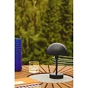 Nordlux Tafellamp op batterijen ELLEN TO-GO zonder Lader, met IP Oplaadstation IP44, mat, zwart dimbaar