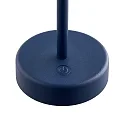 Nordlux Tafellamp op batterijen ELLEN TO-GO zonder Lader, met IP Oplaadstation IP44, blauw, mat dimbaar
