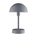 Nordlux Tafellamp op batterijen ELLEN TO-GO zonder Lader, met IP Oplaadstation IP44, grijs, mat dimbaar