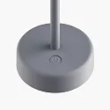 Nordlux Tafellamp op batterijen ELLEN TO-GO zonder Lader, met IP Oplaadstation IP44, grijs, mat dimbaar
