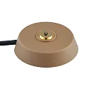 Nordlux Tafellamp op batterijen ELLEN TO-GO zonder Lader, met IP Oplaadstation IP44, bruin, mat dimbaar
