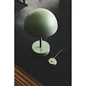 Nordlux Tafellamp op batterijen ELLEN TO-GO zonder Lader, met IP Oplaadstation IP44, mat, olijfgroen dimbaar