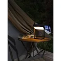 Nordlux battery table lamp SAULIO IP44, black dimmable