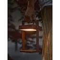 Nordlux battery solar lamp SAULIO adjustable, with handle, sea-air resistant IP44, brown, mat dimmable