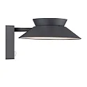 solar wall luminaire JUSTINA with sensor IP44, anthracite 