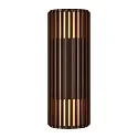 Nordlux Wandarmatuur voor buitenshuis ALUDRA DOUBLE E27 IP54, seaside metaalachtig bruin dimbaar