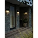Nordlux Wandarmatuur TADAS E14 IP54, zwart dimbaar