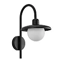 Nordlux wall luminaire BERLO E27 IP44, black dimmable