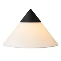 Nordlux Wandarmatuur LINAS E27 IP54, zwart dimbaar