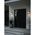 Nordlux Wandarmatuur LINAS E27 IP54, zwart dimbaar