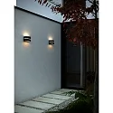 Nordlux Wandarmatuur SIBELIS UP/DOWN E27 IP44, zwart dimbaar