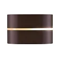 Nordlux wall luminaire SIBELIS UP/DOWN E27 IP44, brown, metallic dimmable