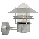Nordlux Outdoor luminaire BLOKHUS Wall luminaire, E27, IP54, galvanized