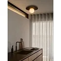 Nordlux Plafondarmatuur SIONA E27 IP44, zwart dimbaar
