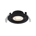recessed luminaire MONOLO set of 3 IP20, black dimmable 4,8W 70 | 230 | 450lm 3000K 36° 36° CRI 80