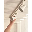 Nordlux 1-phase spot EIK LINK set of 3 GU10 IP20, white dimmable