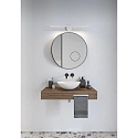 Nordlux Spiegelarmatuur IP S13 60 draaibaar, roteerbaar IP44, wit 