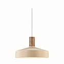 Nordlux pendant luminaire ELVAS E27 IP20, beige dimmable