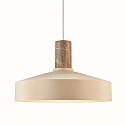 Nordlux pendant luminaire ELVAS E27 IP20, beige dimmable