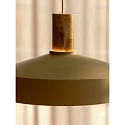 Nordlux pendant luminaire ELVAS E27 IP20, beige dimmable