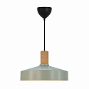 Nordlux pendant luminaire ELVAS E27 IP20, dusty green dimmable