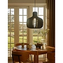 Nordlux pendant luminaire HAZO 43 E27 IP20, black dimmable