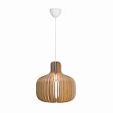 pendant luminaire HAZO 43 E27 IP20, brown dimmable