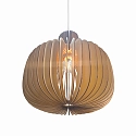 Nordlux Pendelarmatuur HAZO 43 E27 IP20, bruin dimbaar
