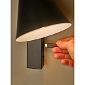 Nordlux Wandarmatuur WILMER roteerbaar E14 IP20, zwart 