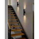Nordlux Wandarmatuur VICO LONG GU10 IP20, zwart 